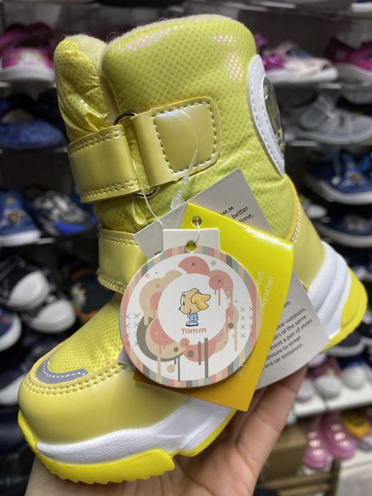 Термо ботінки для дівчинки Том.м р.22,23,24,25,26,27