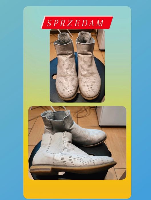 Botki na płaskim obcasie