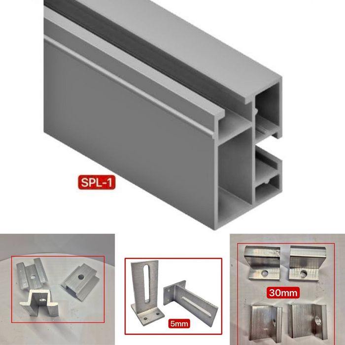 Кріплення  для сонячних панелей в 1 ряд на 10 ФЕМ  на бітумний дах