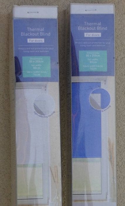 Roleta, balkon, z powłoką termiczną, 80 cm x 200 cm. Nowa!