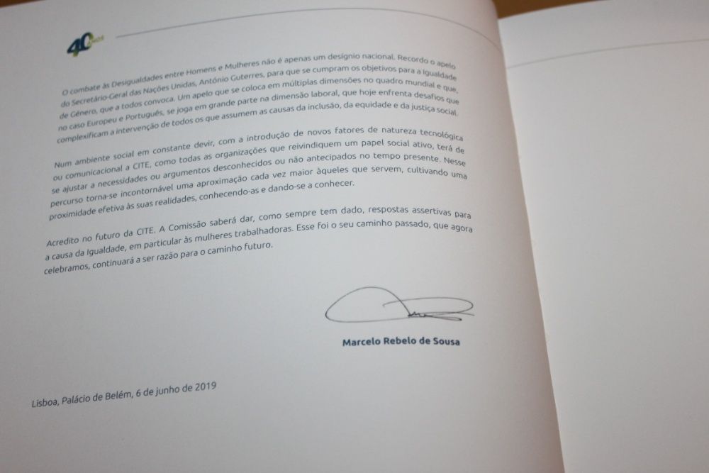 Edição Comemorativa dos 40 Anos da CITE