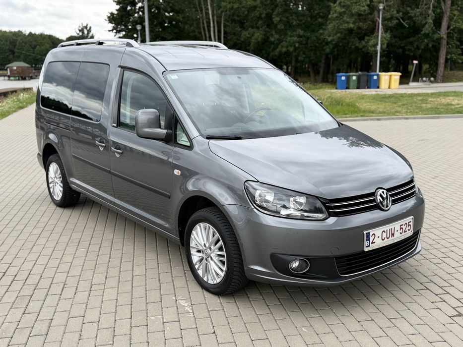 Volkswagen Caddy CUP 1.6TDI_Automat DSG_Maxi/Long_5 osób + paka_Bogata opcja_Sprowadzony_Super Stan