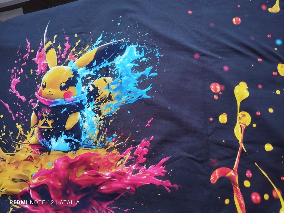 Pikachu panele panoramiczne dresówka