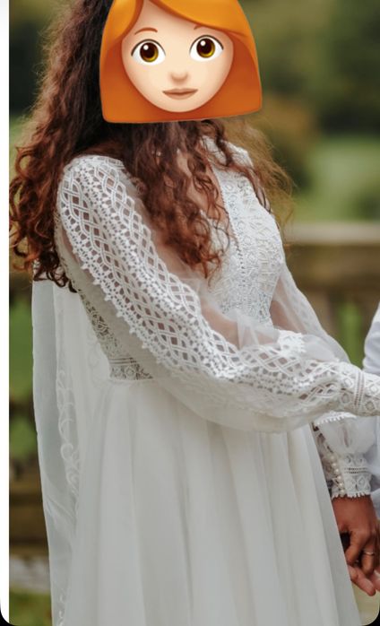 Suknia ślubna w stylu BOHO rozmiar 42/44/46