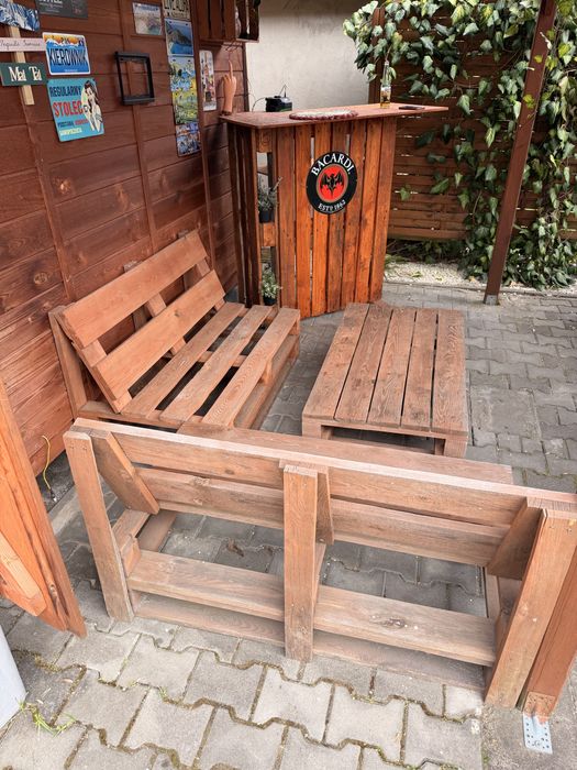 Zestaw mebli z palet