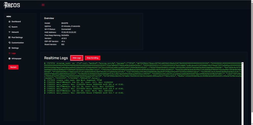 Asic Bitaxe Gamma 601 1.2Th/s чіп як в Antminer S21+ Pro XP BM1370