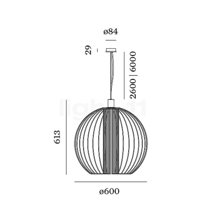 Wever & Ducré Wiro 1.0 Globe Pendant Light