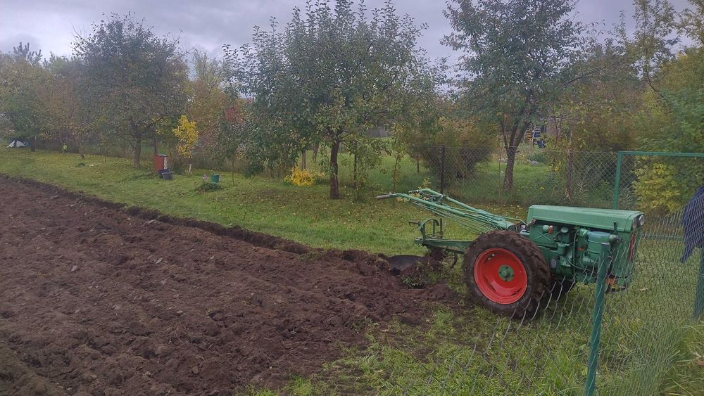 Glebogryzarka pług wózek traktorek Holder E14 Dzik C-308