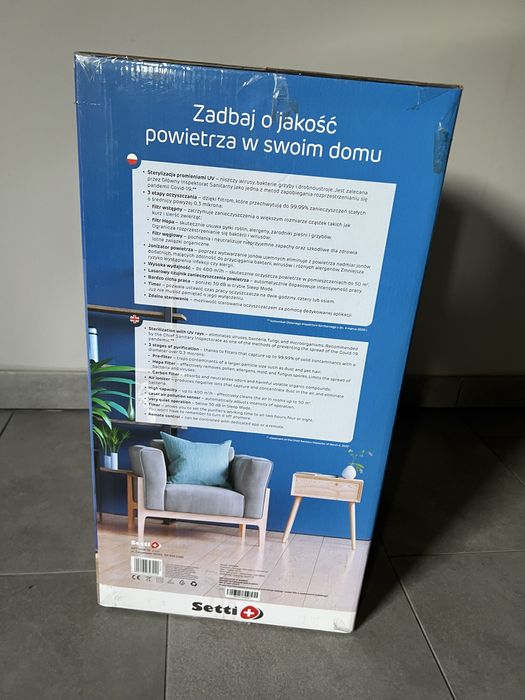 Oczyszczacz powietrza Setti Mocny Nowy
