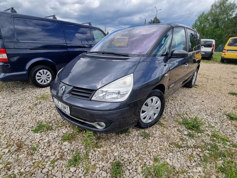 Renault Espace 7osobowy minivan automat 2.0turbo Benzyna+Gaz nawiewy