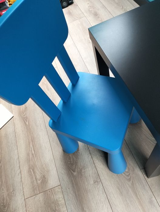 Zestaw Ikea mammut stolik lack