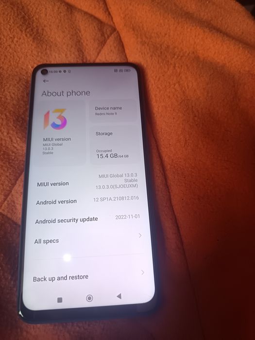 Xiaomi Redmi note 9_ pleno funcional