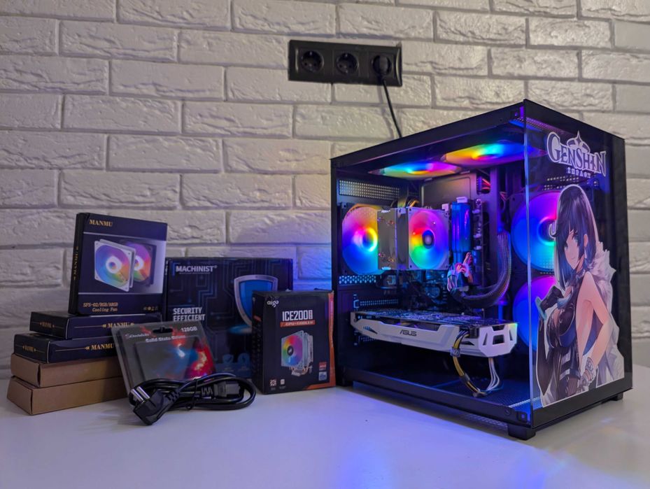 Ігровий ПК: Asus GTX 1060 / i5 3470 / Ram 16 gb / SSD / RGB /Win 11Pro