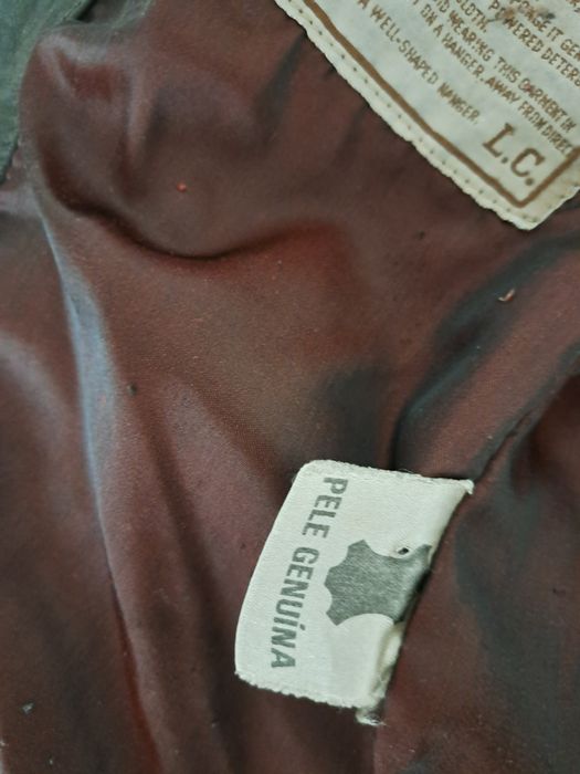 Casaco de pele de senhora castanho