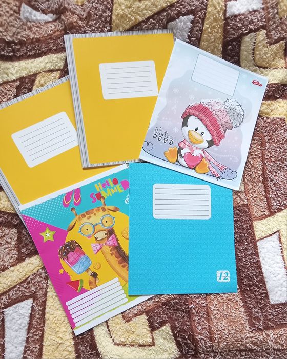 Зошити у косу лінію 12 аркушів