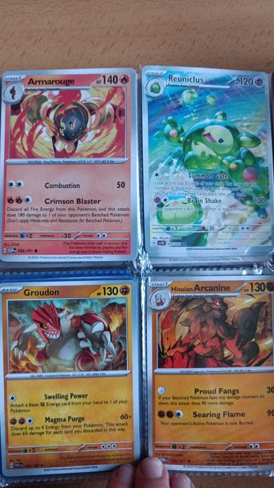Pokemon - conjunto de cartas