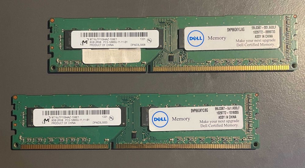 Pamiec RAM Micron 8GB DDR3 1600MHz