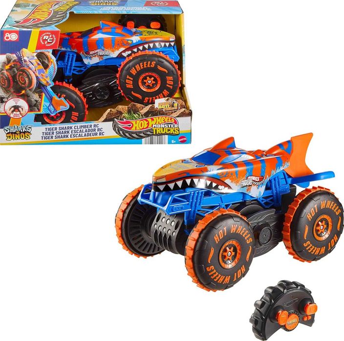 ОРИГИНАЛ! Машина на радиоуправлении Хот Вилс Акула Монстер Трак Hot Wheels