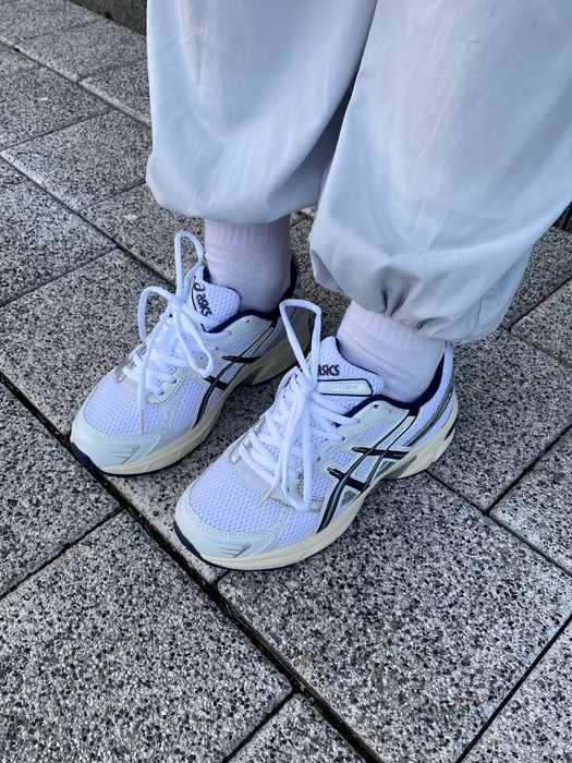 ‼️НОВІ Кросівки ASICS Gel-1130  White Black Beige