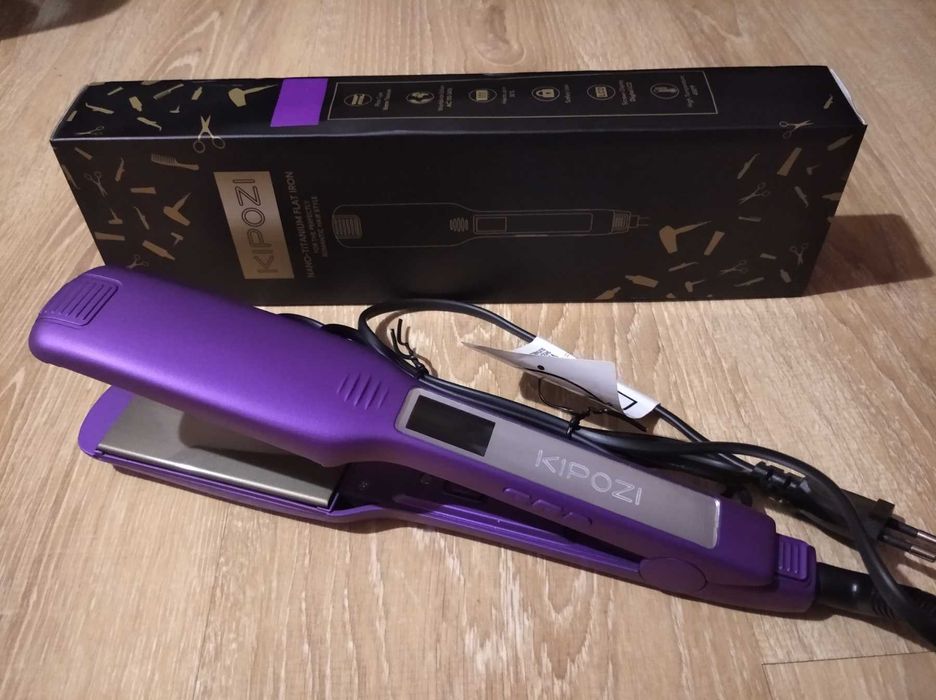 KIPOZI IRON Profesjonalna Prostownica Płytka Do Włosów Tytan Ок!