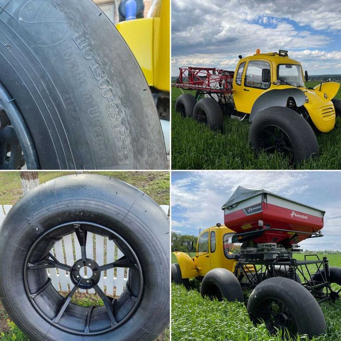 Розкидач мінеральних добрив самохідний РМД Капелька-У (РОСА, Водолей)