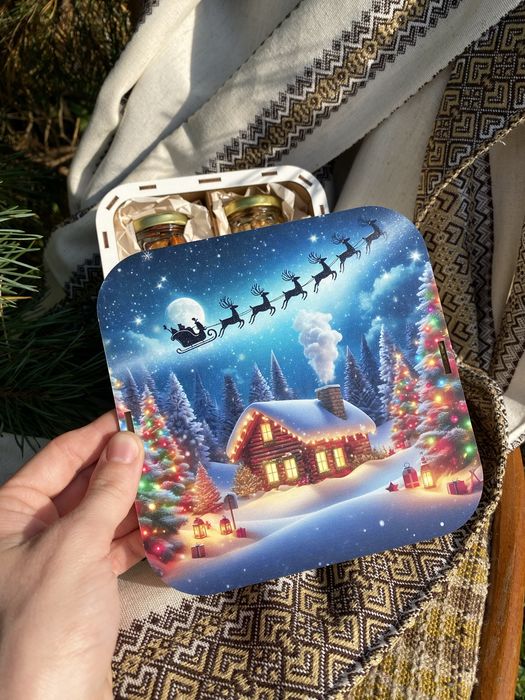 Подарунковий набір, медовий набір, Миколай, Різдво, Новий Рік