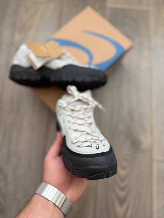 ‼️НОВІ Кросівки ASICS Gel-Pickax Light Grey Black