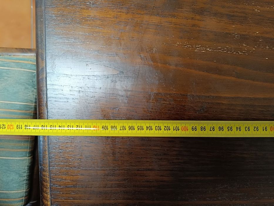 Mesa de Jantar Redonda Extensível em Madeira Maciça + 4 Cadeiras