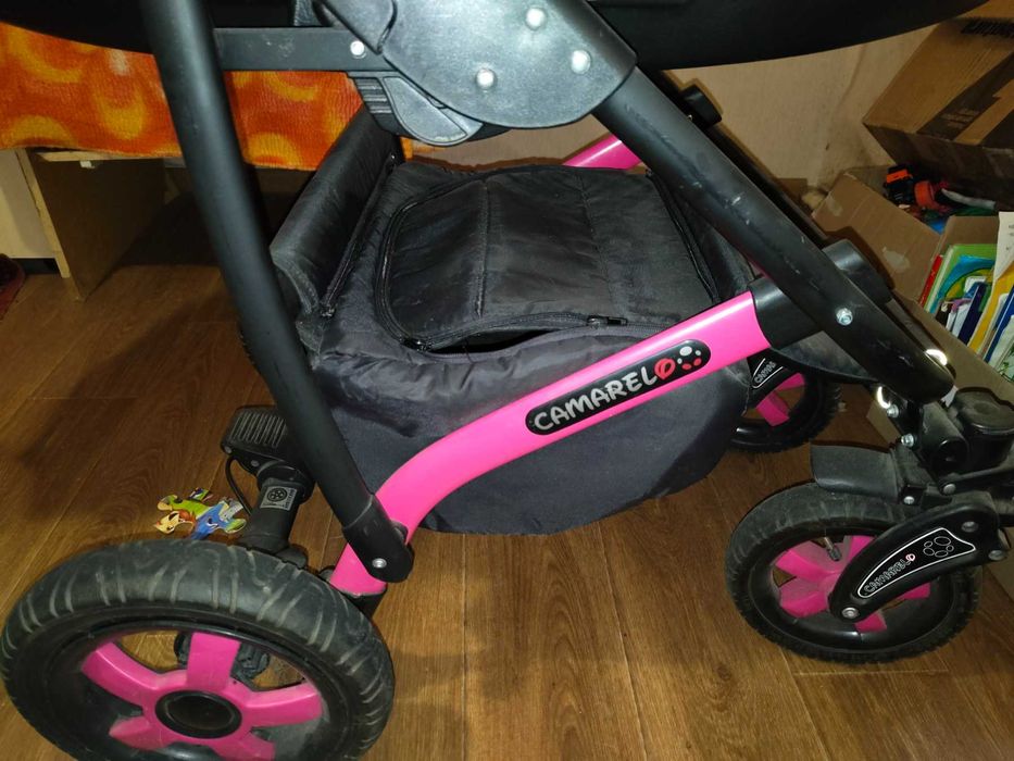 Коляска детская 2в1, знаменитая CAMARELO pink. самовывоз!