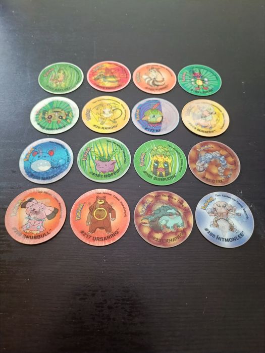 Tazos Pokémon 3 holográficos