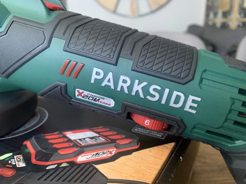 Nowa Szlifierka Aku Parkside  PWSA-20-Li D4/Aku X20V Team/Ład/Tarcza!