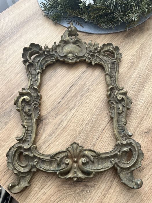 Mosiężna rama Vintage