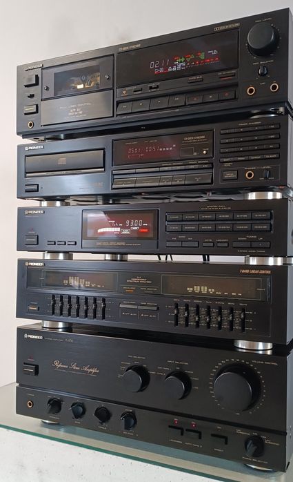 Wieża Pioneer, Technics, Vintage, Diora,