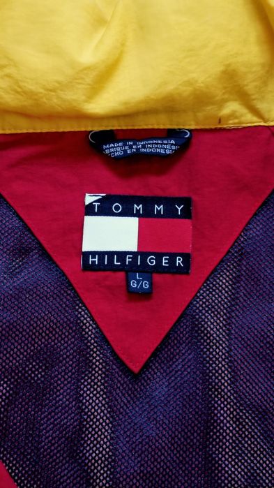 Casaco Vintage Tommy Hilfiger Windbreaker Harrington Jacket Y2K Retro