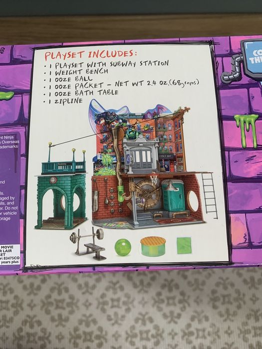 База черепашок ниндзя ніндзя черепашки tnt sewer lair play set: 5