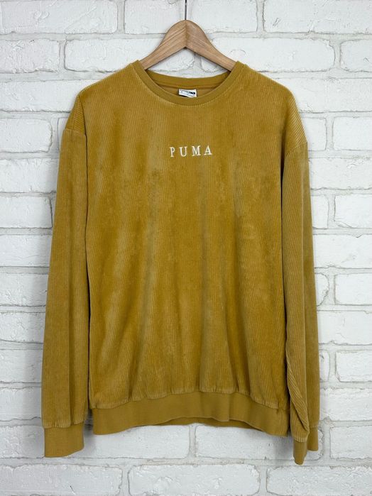 Sztruksowa bluza Puma; crewneck