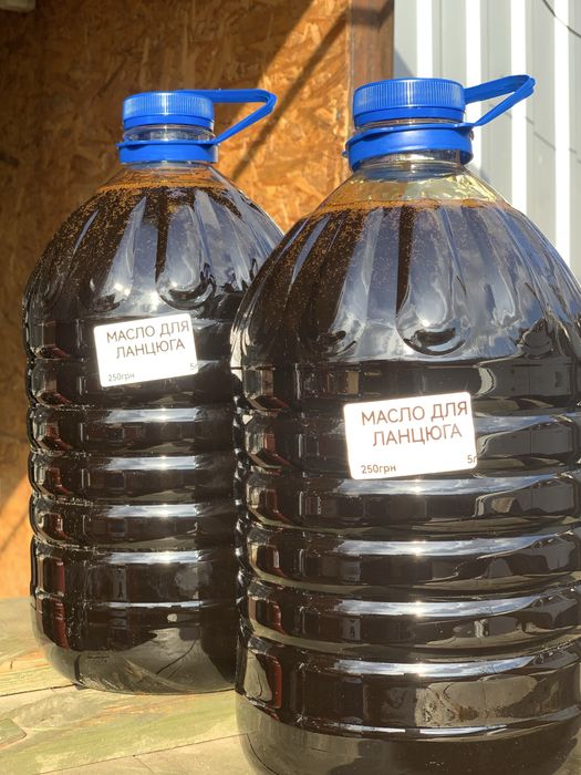 Масло НЕ ЧОРНЕ для цепу бензопили