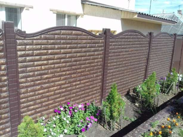 Паркан, європаркан,  в наявності, Світ бурківки та бетону. Всі кольори