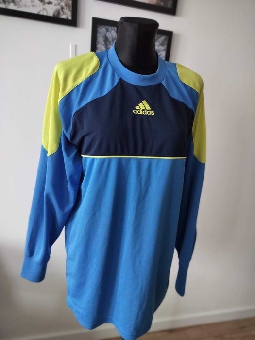 Adidas Koszulka męska M sportowa wzmocnienia na łokciach oddychająca