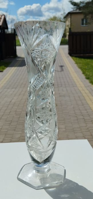 Flakon wazon kryształ PRL