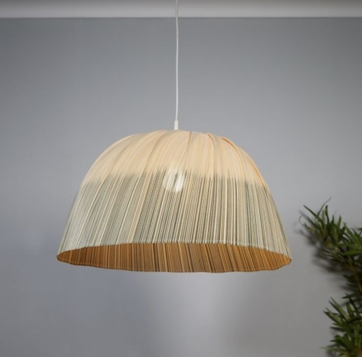Abażur bambusowy w paski ombre 58 cm