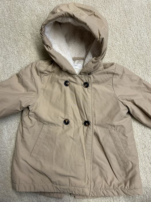 Parka bege, Mango, 2/3 anos