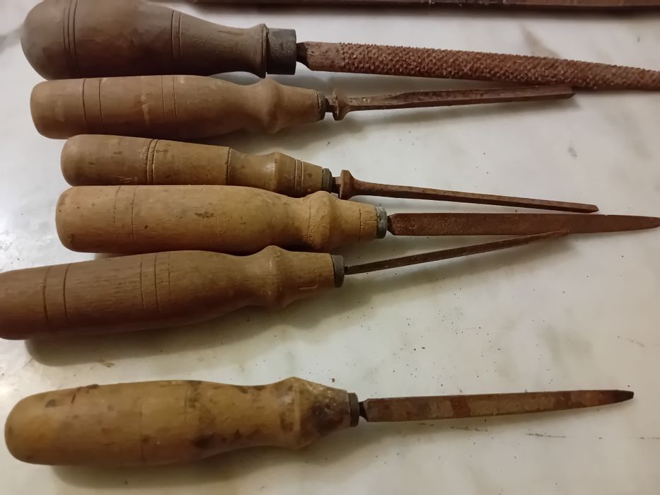 Conjunto de Limas e Grosas de Carpintaria Antigas