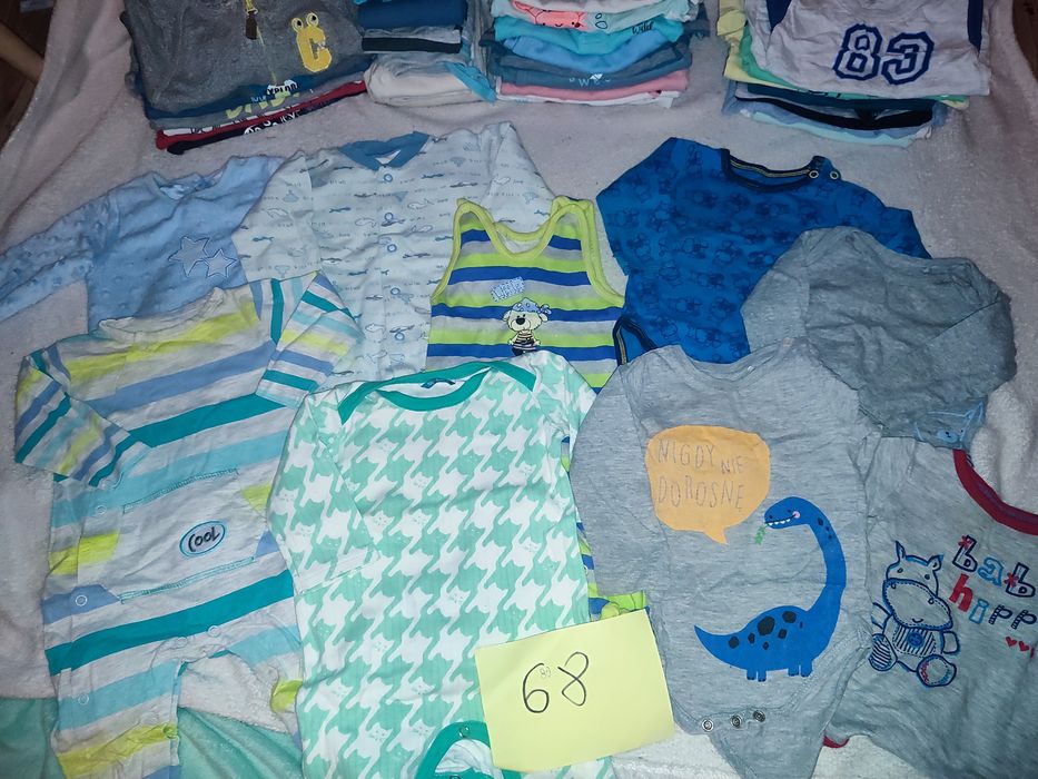 PAKA ubranek 68 HM Coolclub 45 sztuk