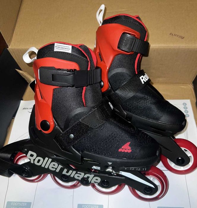 Детские ролики Rollerblade Microblade Free Black/Red