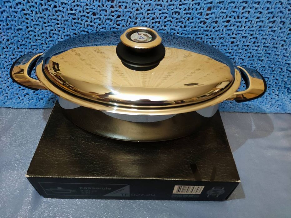 Утятница 6л бауер посуда bauer гусятница овальная жаровня бауєр