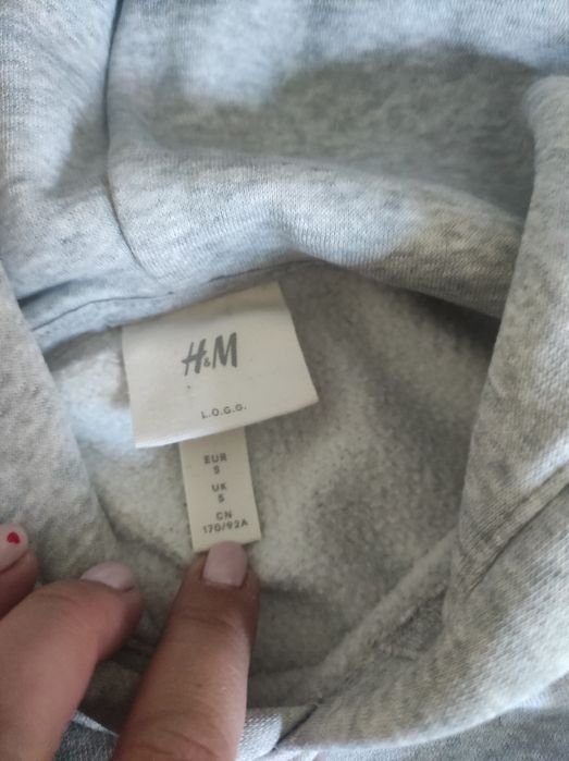 Bluza hm S nasa szara