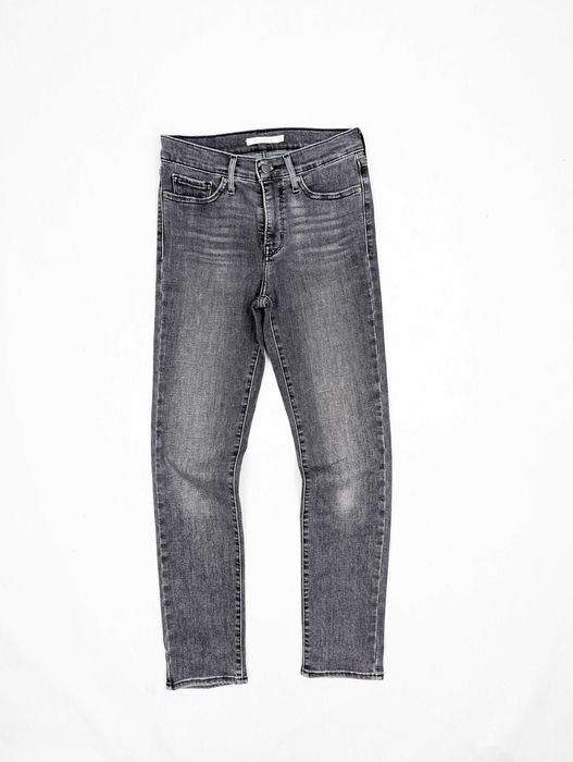 Levi's 312 shaping slim szare spodnie jeansowe jeansy 27 S