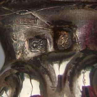 Conjunto de Talheres e Copo de Criança em PRATA marca Águia em Estojo