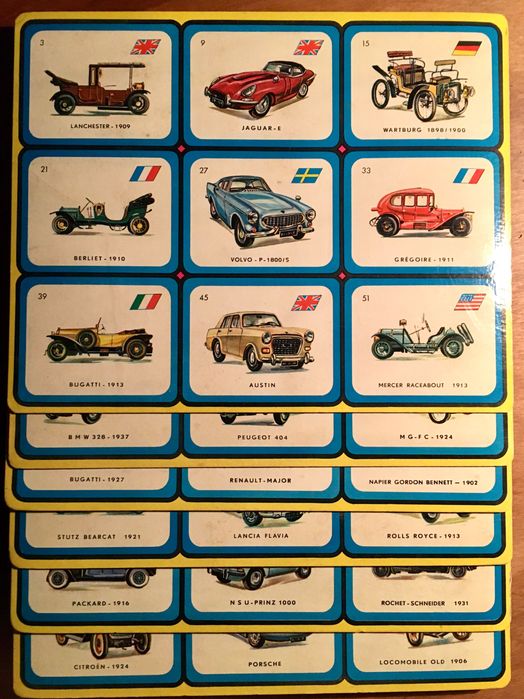 MAJORA - loto de automóveis - ref. 676 - completo - anos 60
